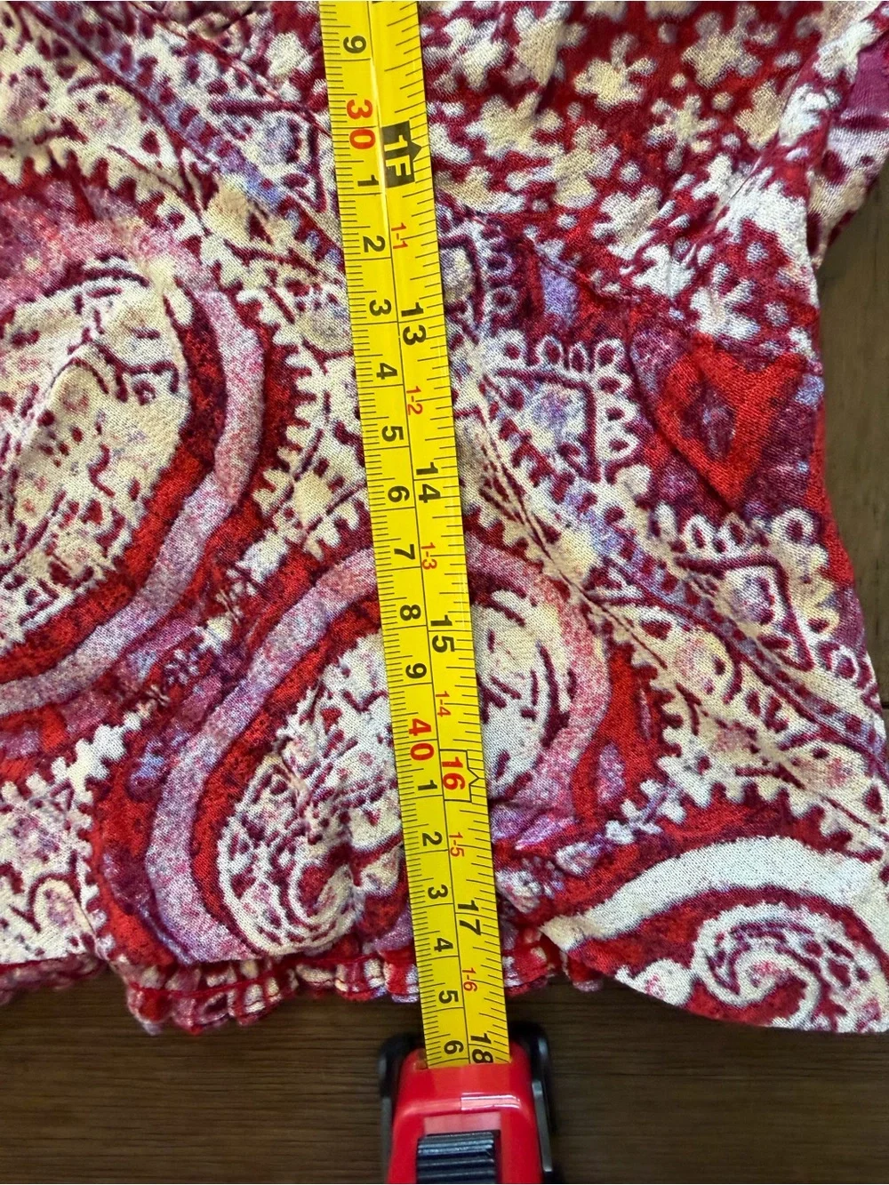 Free People Pink Paisley Wrap Crop Blouse NWT Sz XS